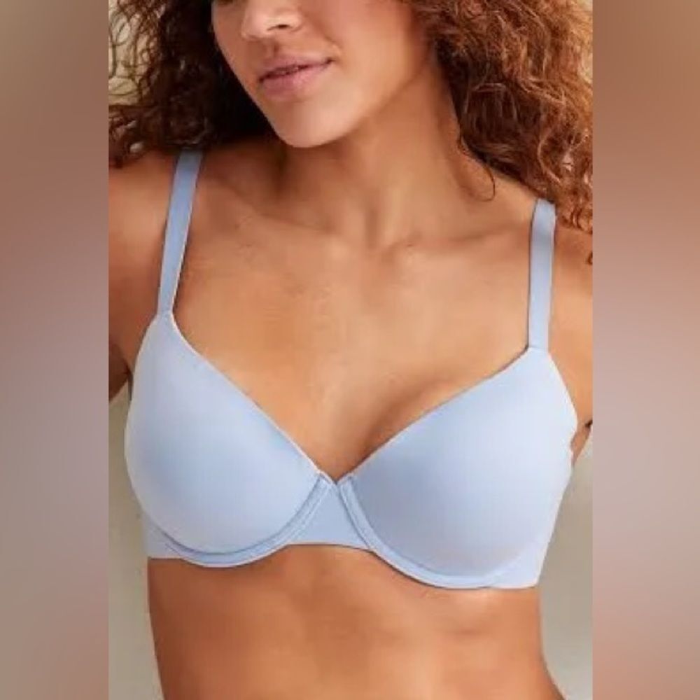 Jockey Smooth & Sleek Bra Supersoft Underwire T-Shirt Bra 32DD Convertible Strap